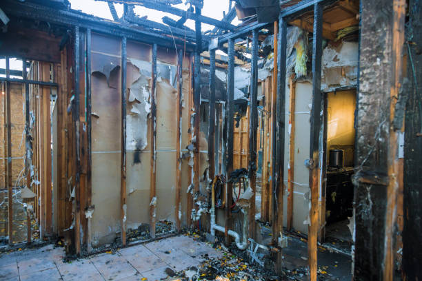 Professional Emergency Fire Cleanup technician working in Perkasie, PA